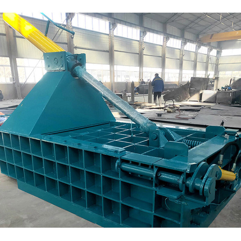 Automatic Press Metal Aluminum Waste Pressure Baler Machine Baling Compactor