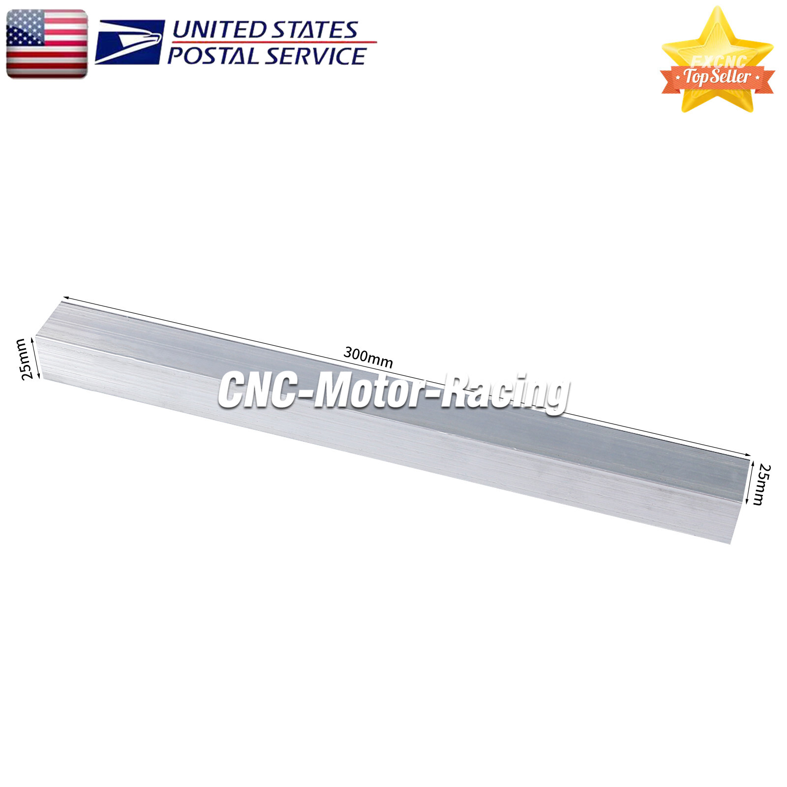 USA Aluminum Raw Material Flat Plate Sheet Long 300mm/11.81inch Thick 25mm/0.98″