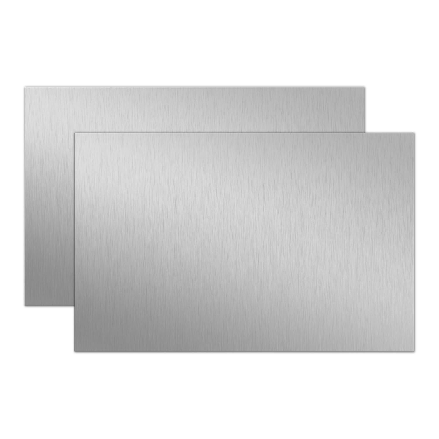 0.8Mm Stainless Steel Sheet 4X6 Inch, 430 Magnetic Stainless Steel Plate, 20 Gau