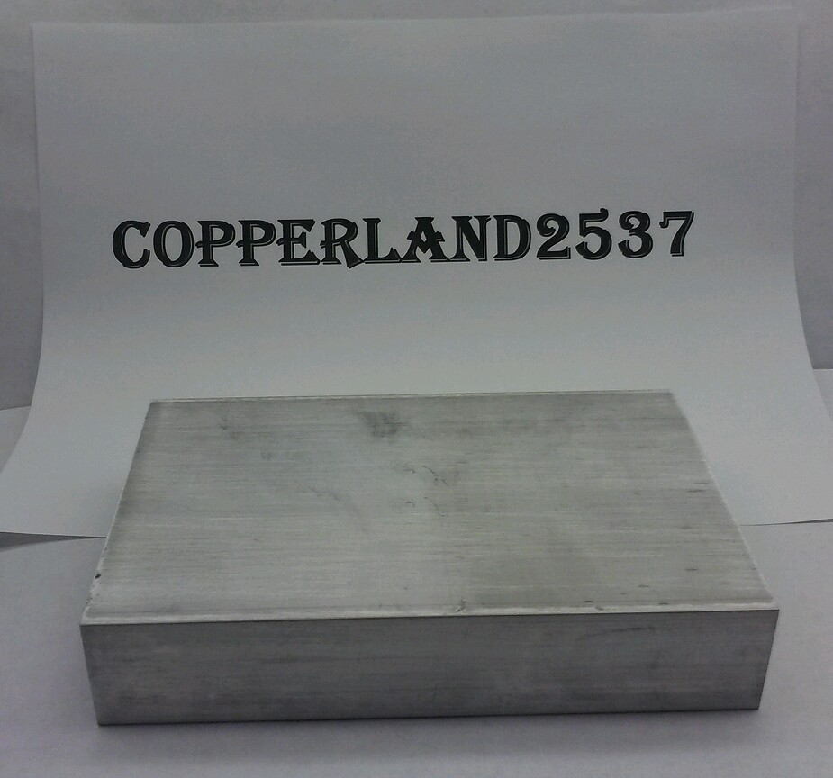 1″X 5″ X 8″ long new 6061 solid aluminum stock plate flat bar mill block