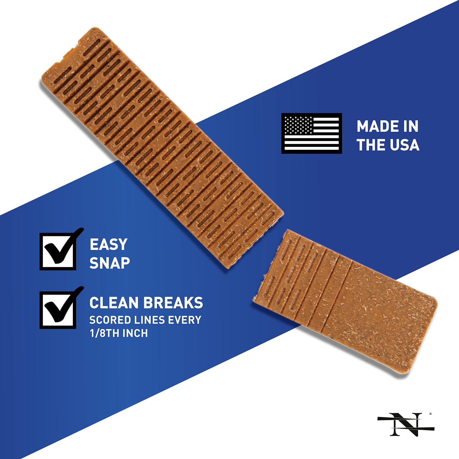 Nelson Wood Shims 8inch Composite Bundle 2 Pack total 24 Shims Durable And Wat