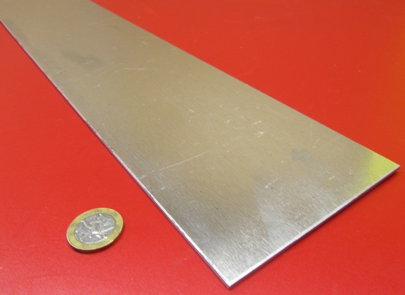 5052 Aluminum Bar, (1/4 Hard H32) .090″ Thick x 4.0″ Width x 24″ Length