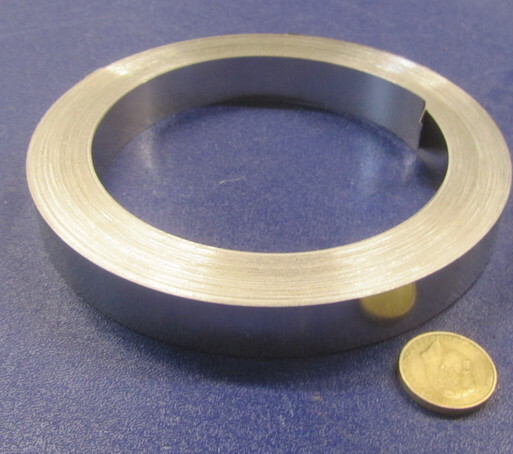 301 Stainless Steel Sheet Shim, .015″(+/-.0010″) x 3/4″ Width x 100 Foot Length
