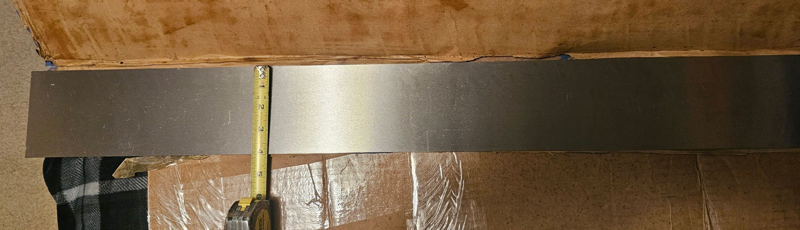 A6 Precision Ground Steel Air Hardening Flat Stock 1/4″x4″x36″