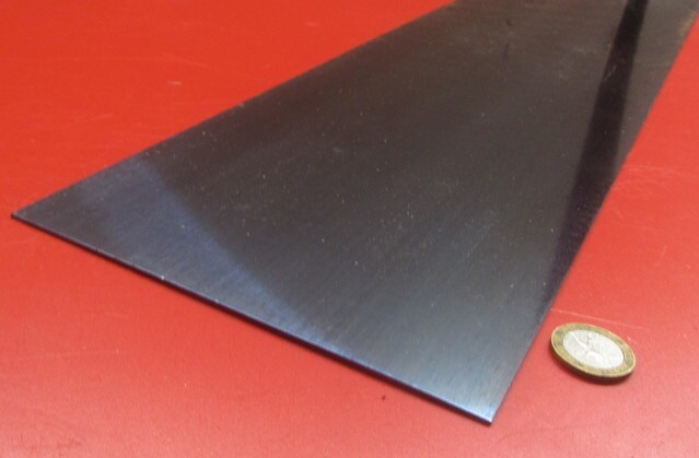 1095 Hard Blue Tempered Spring Steel Shim .012″ Thick x 6.00″ Wide x 12″ Long