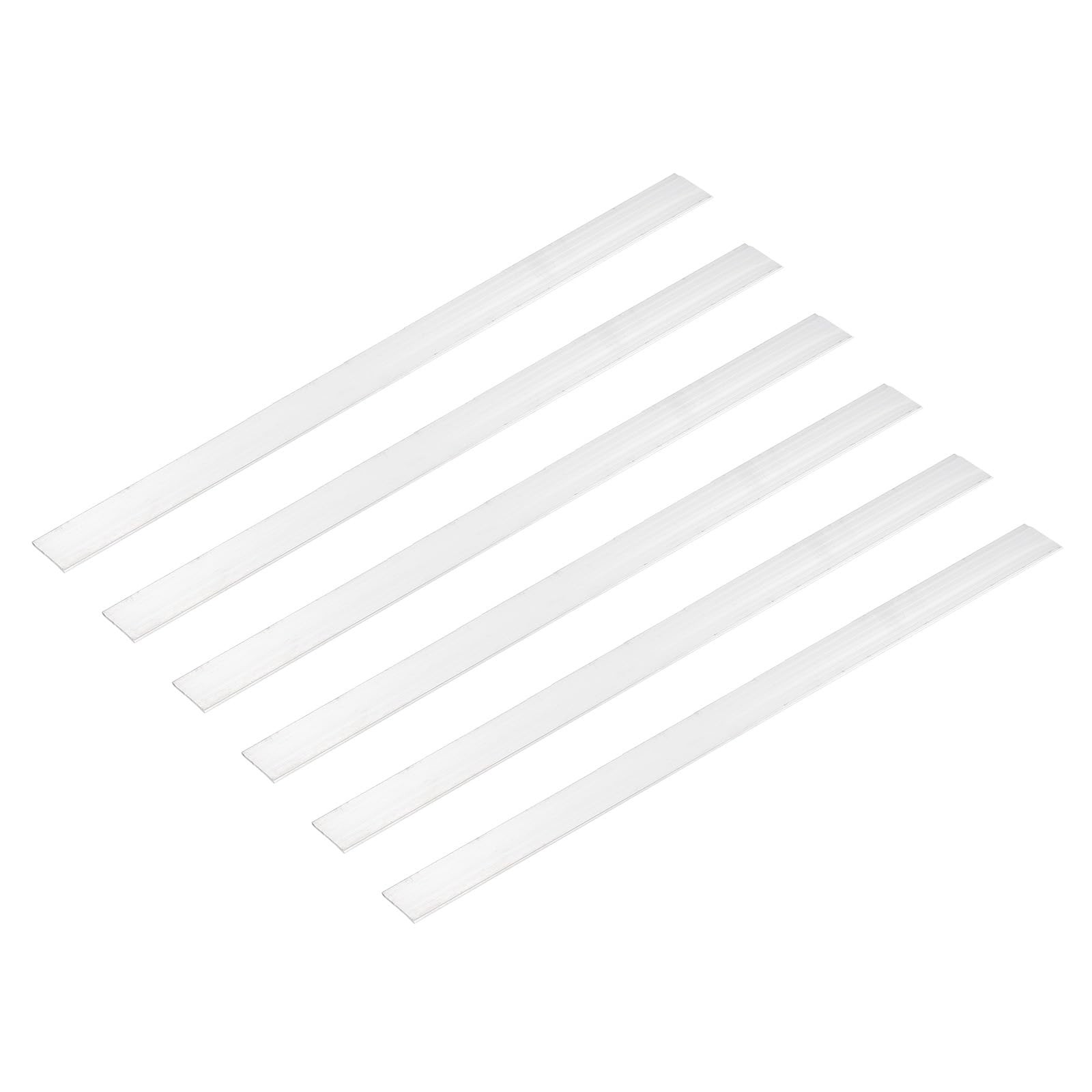 6 Pcs Square Aluminum Flat Bar, 1/16″ (1.5mm) Thick x 51/64″ (20mm) Width x 1…