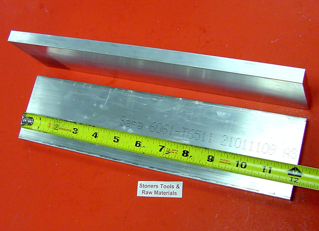 3 Pieces 1/2″ X 3″ ALUMINUM 6061 FLAT BAR 12″ long T6511 Solid Mill Stock New