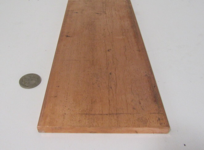 110 Copper Bar 1/2 Hard, 5/16″ Thick x 4.0″ Wide x 24 Inch Length
