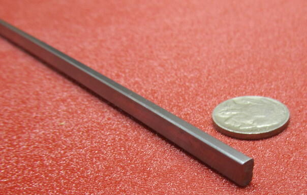 1018 Steel Bar, 1/8″ Thick x 1/4″ Wide x 24″ Length, 6 Pcs