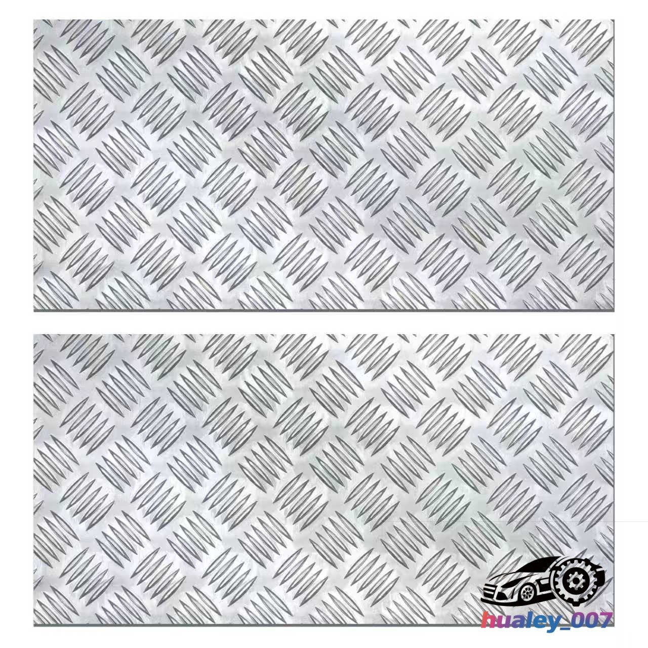 Sturdy Aluminum Tread Trim Pair 254mm X 508mm For Trailer Garage Mods