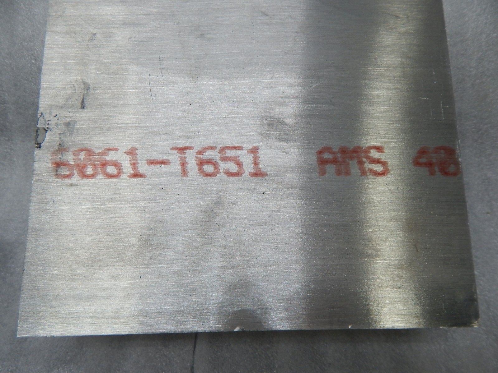 2-1/2″ X 6-1/2″ X 6-5/8 ALUMINUM 6061 FLAT BAR Solid Mill Bar Stock Plate