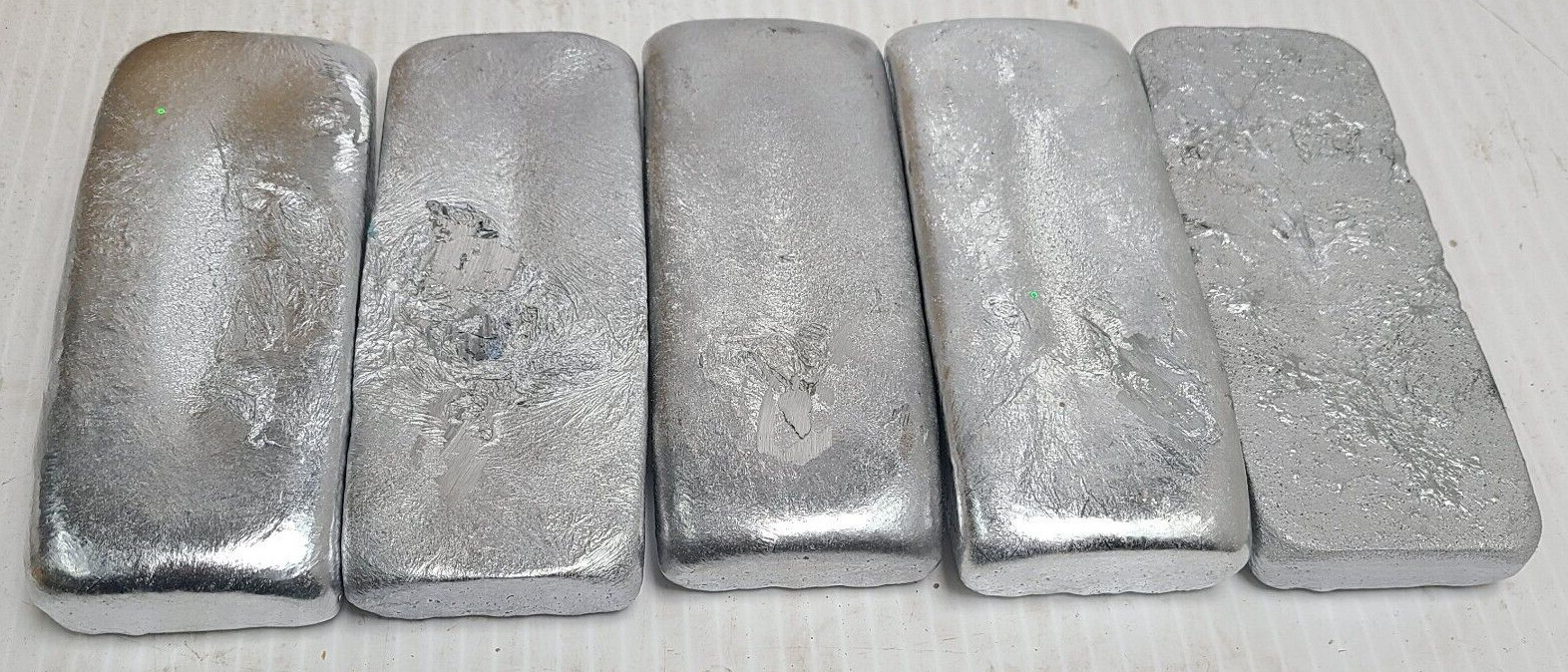 Aluminum Ingots bars for casting 4.8 Pounds