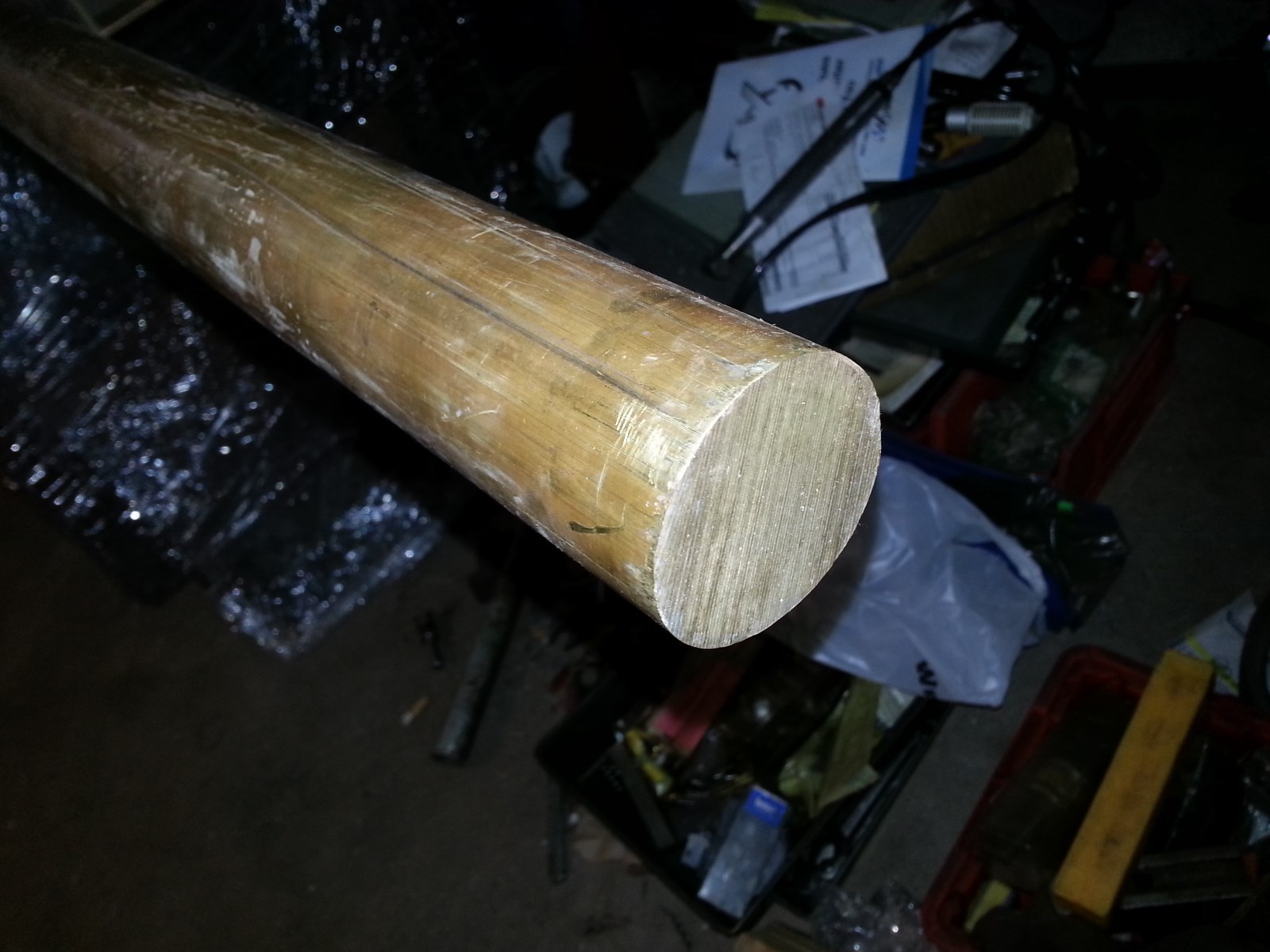 1-7/8″ Brass Rod Bar 6″ Long SOLD IN 6 INCH INCREMENTS 1.875 O.D. 360