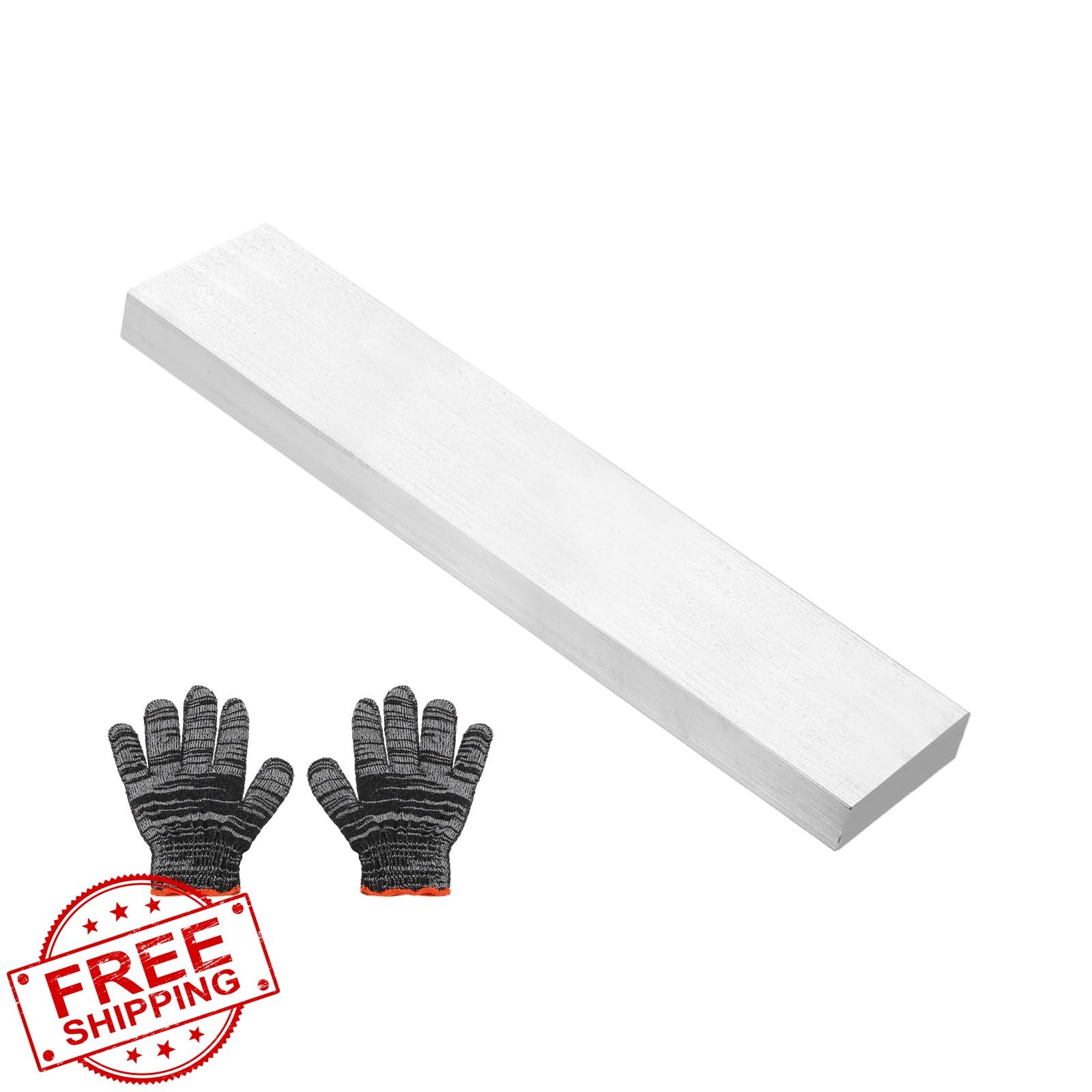 uxcell 1pc 0.39×1.2×6″ Aluminum Flat Bar 6061 T6511