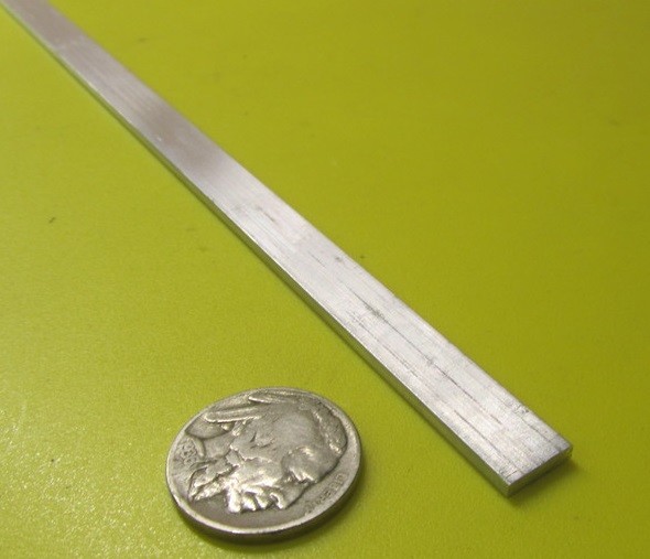 6061 T6 Aluminum Bar, 3/32″ (.094″) Thick x 3/8″ Wide x 36″ Length, 10 pcs