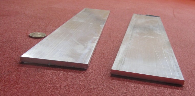 6061 T6511 Aluminum Bar, 3/16″ (.187″) Thick x 2 1/2″ Wide x 12″ Length, 2 Pcs