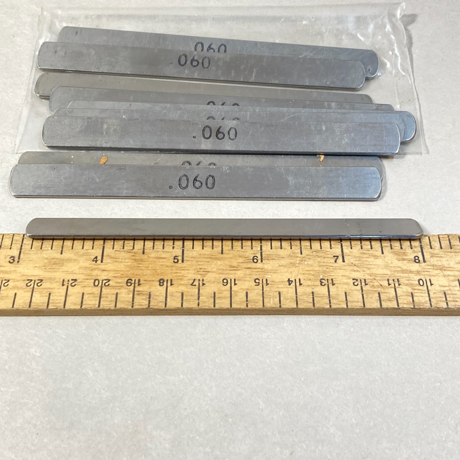 Machinist Metal Shims .060 10 Pc
