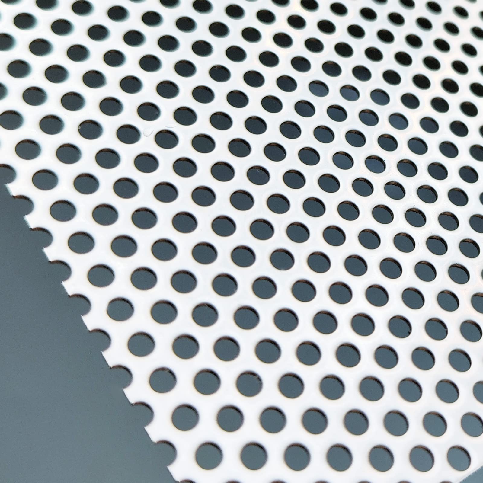 Perforated Stainless Steel Sheet 11.8″ x 11.8″ 0.035″ Thickness 0.12″ Holes Comm