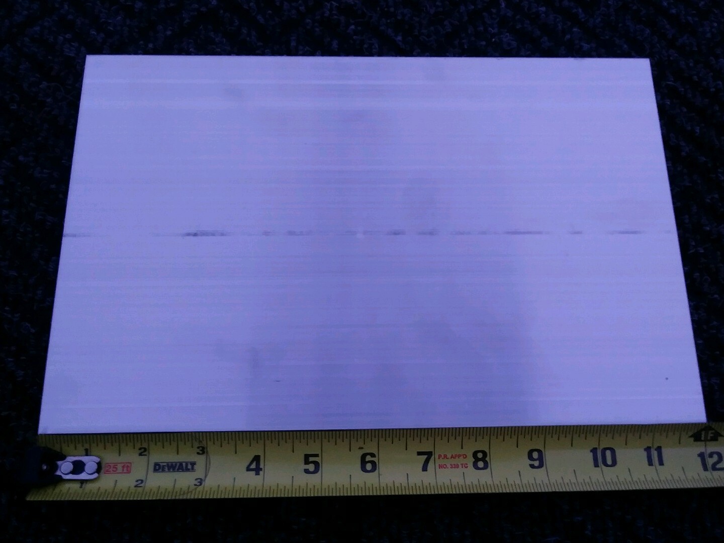 .25″ X 8″ X 12″ long new 6061 T6 solid aluminum plate flat bar stock block 1/4