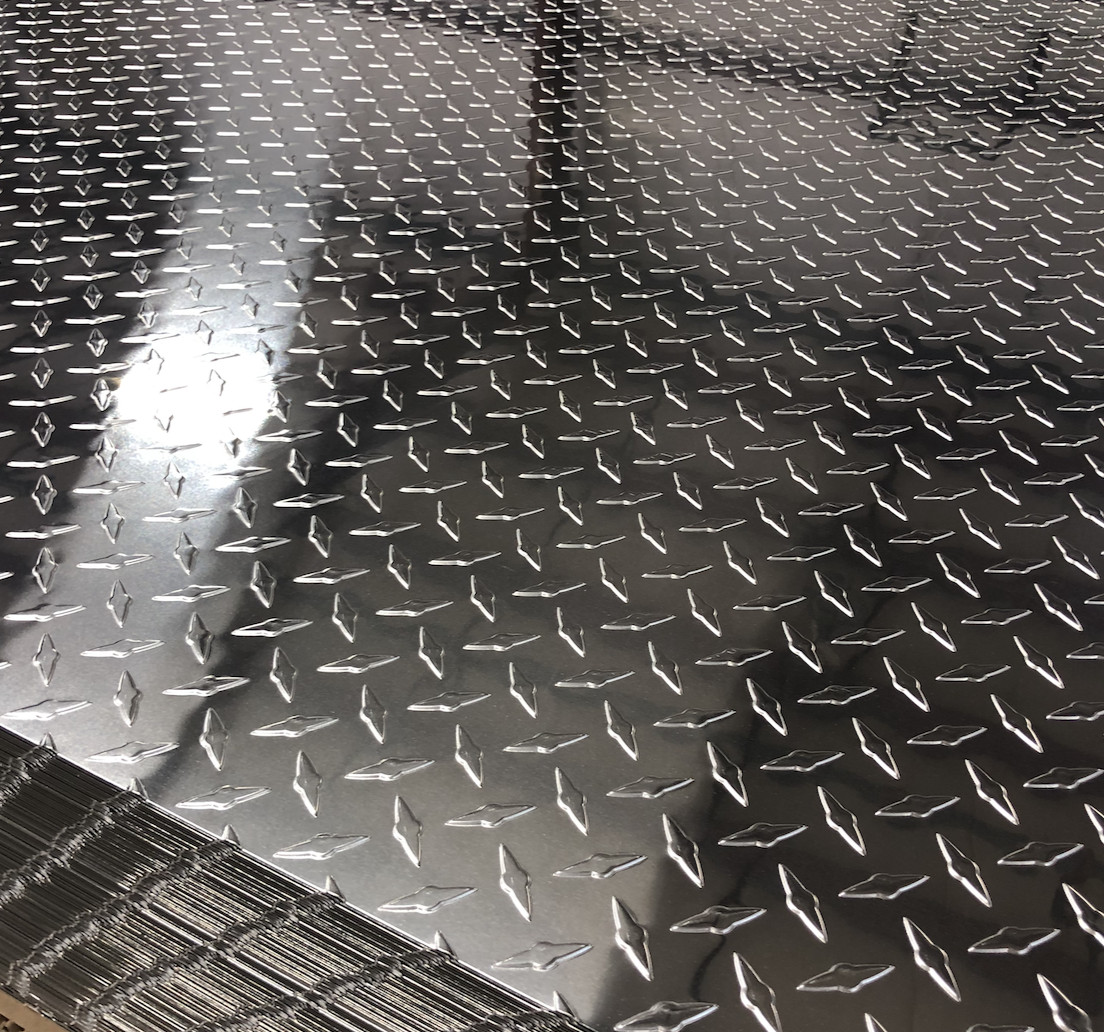 12″ x 96″ Aluminum Diamond Plate Sheet .025 in Thick – Trailer, RV, Garages, Etc
