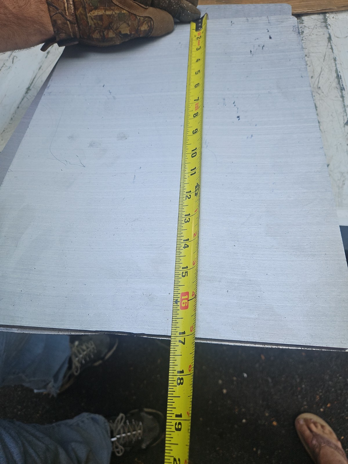 Kaiser aluminum plates 6061-T651 3/8″ X17″X 12-1/4″ Made In USA
