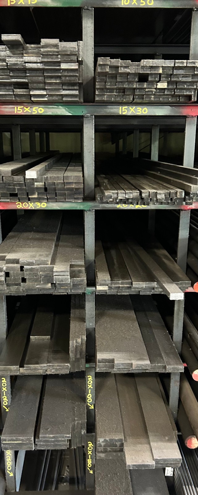 15MM X 50MM X 12″ Length Metric Steel Bar S235/1018 Cold Finished