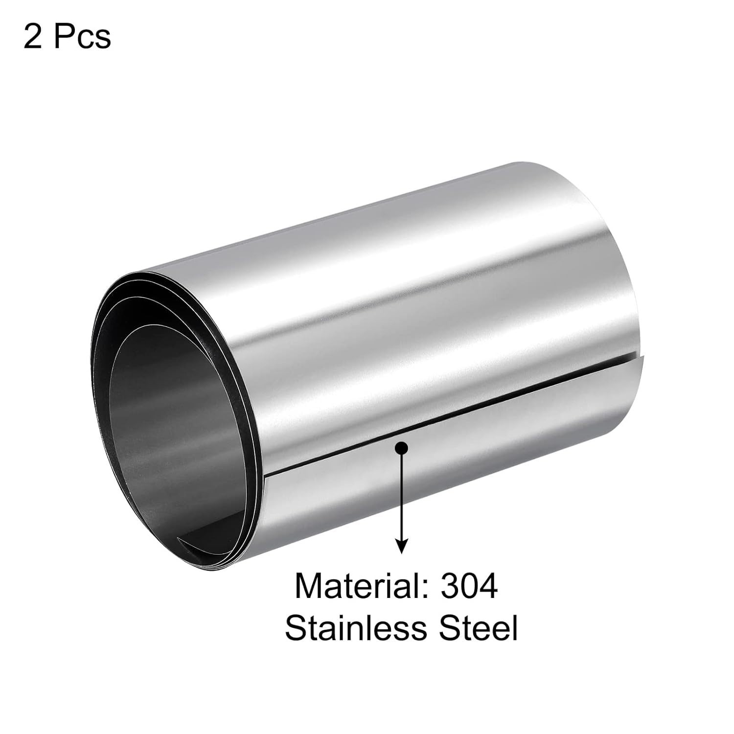 Durable 0.1mm Stainless Steel Sheet Roll – 100x1000mm for Various Applications