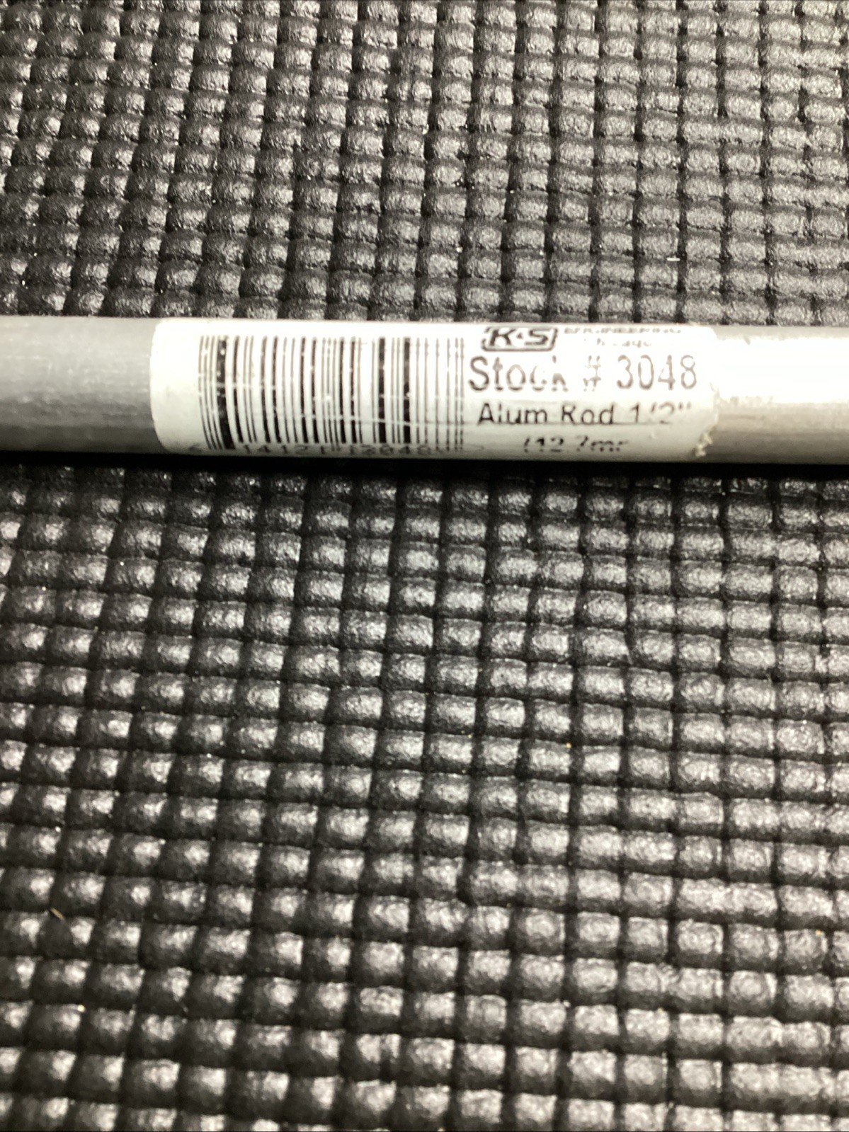 K&S Engineering Aluminum Rod Stock 1/2’ inch 12.7mm Long #3048 – New – Solid