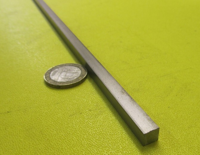 1018 Steel Square Bar, 1/4″ Thick x 1/4″ Wide x 24″ Length, 6 Units, 12 Ft