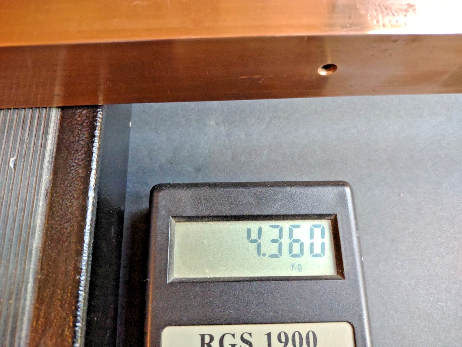 High Purity 110 Copper Stock Total Weight 4.3 Kg, 9.6 lbs