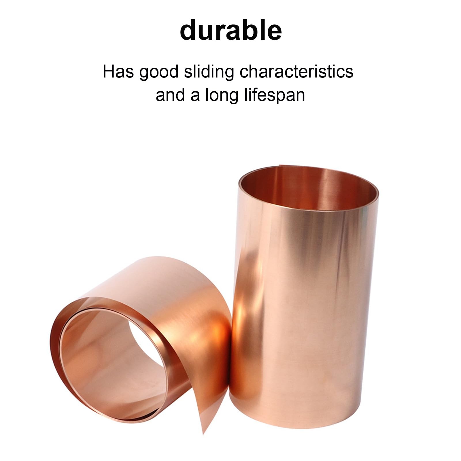 Copper Sheet 0.5mm Roll, 99.9% Pure Copper Foil Copper Sheet Copper Tape Copper…
