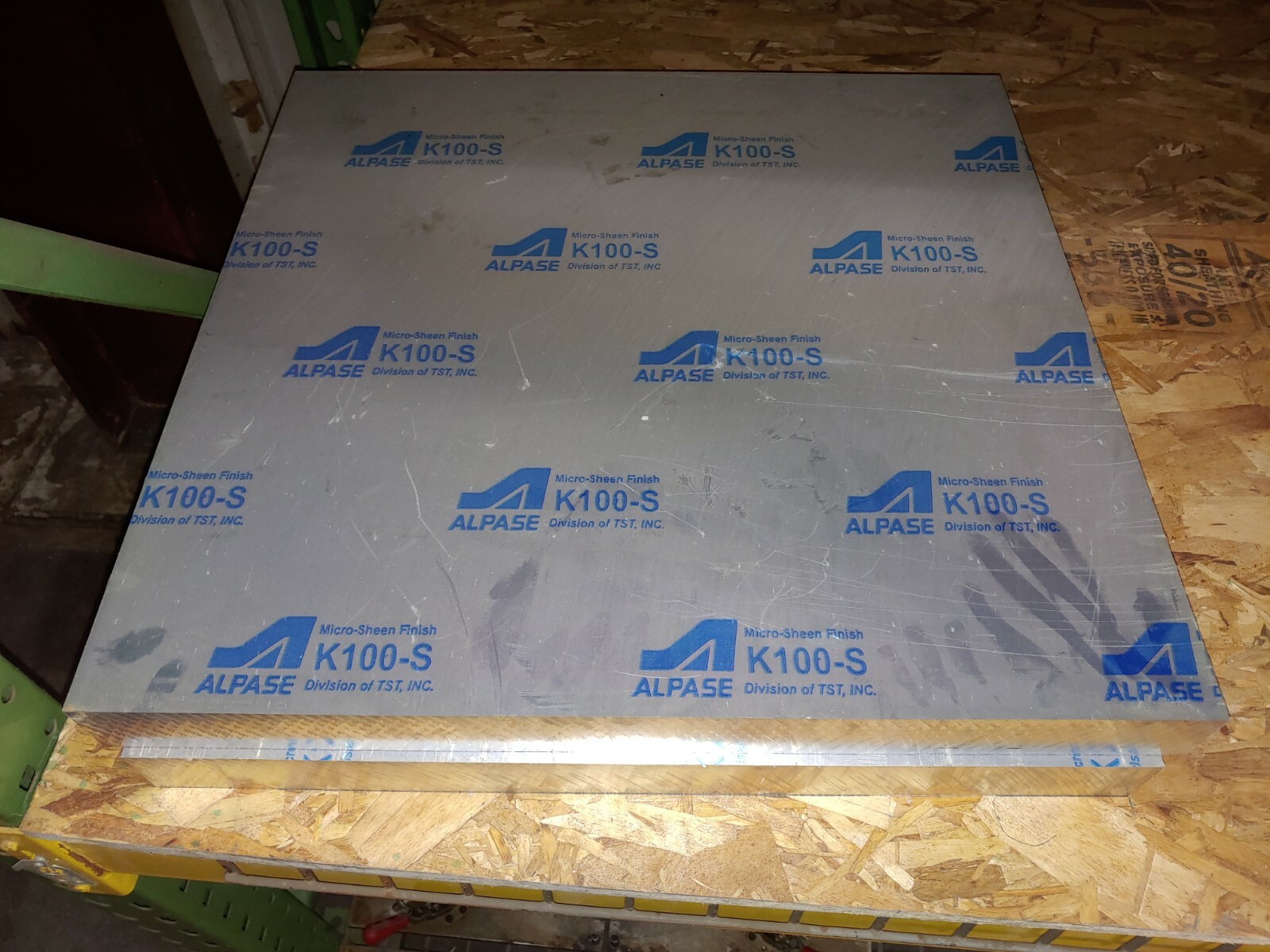 2″ Thickness Cast Aluminum Tooling Plate – Cut to 24” x 23” – Alpase K100-S