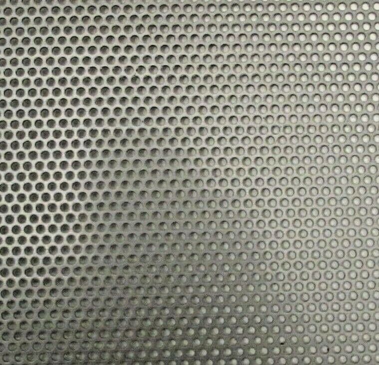 . 1/8″ HOLES- 18 GAUGE–12″ X 24″–304 STAINLESS STEEL PERFORATED SHEET