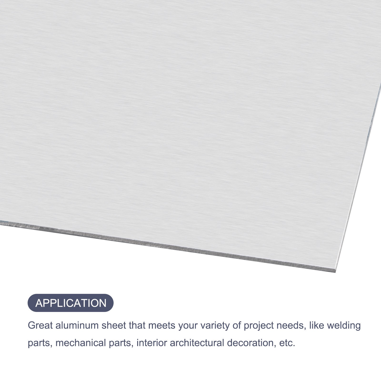 6″ x 6″ x 1/16″ Rectangle 6061 Aluminum Sheet Flat Metal Plate Stock
