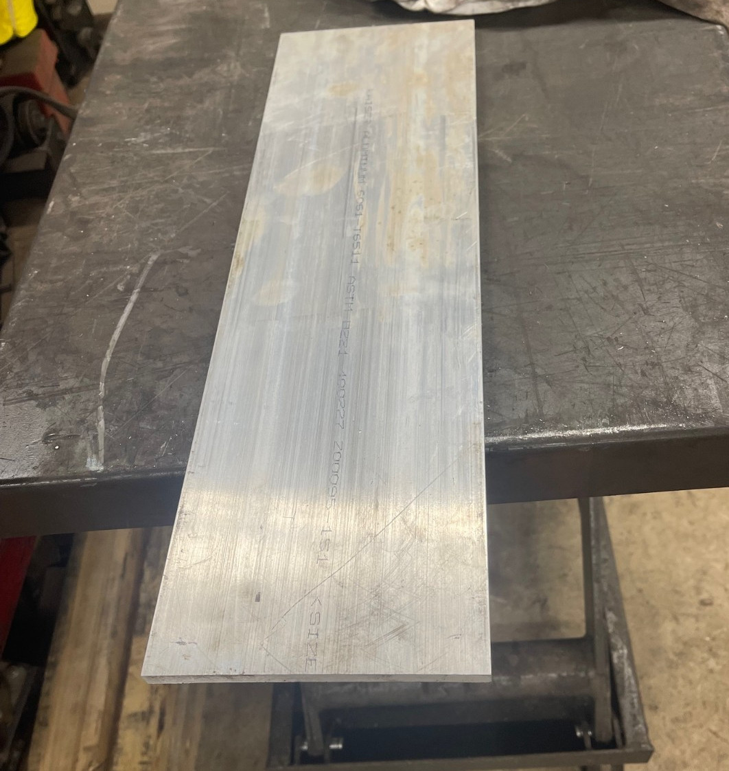 3/8″ x 6″ x 20″ 6061 Aluminum 2 PCs