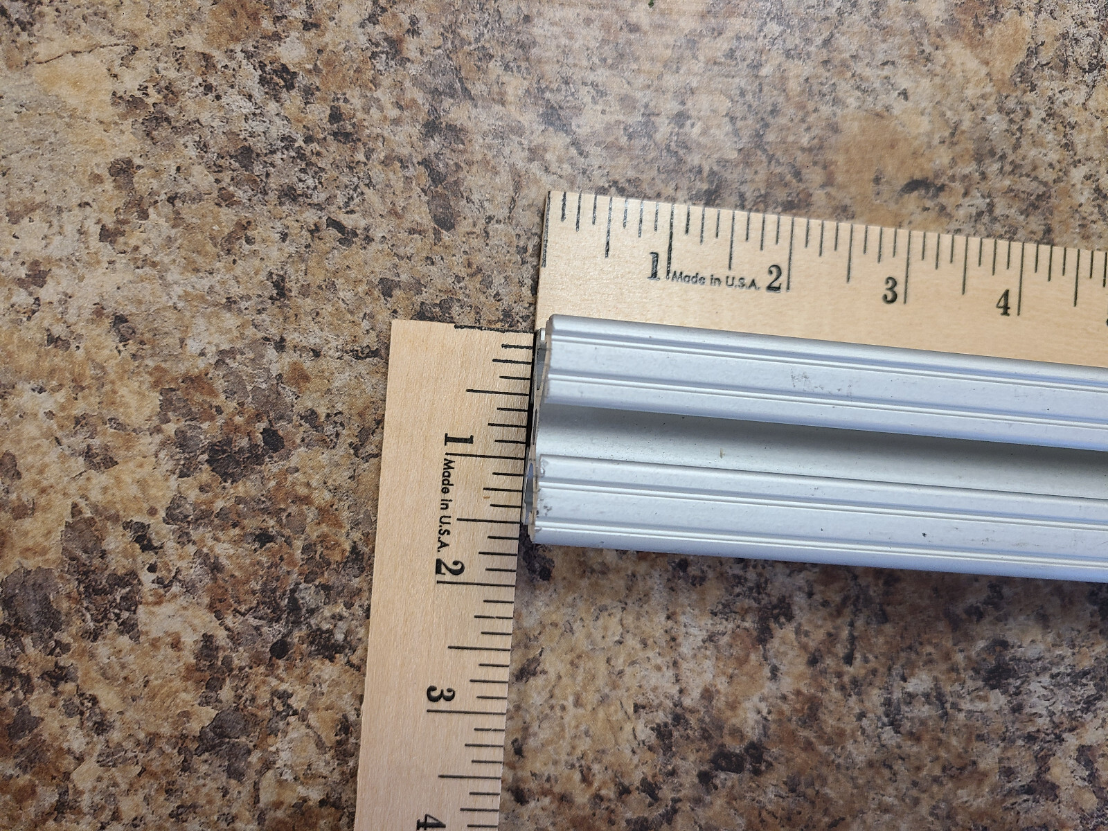 (2 Pack) 1515 T-Slotted Aluminum Extrusion 1.5 Inch x 1.5 Inch (13 Inch Long)