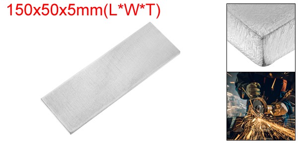 3/16″ Thickness 1-31/32″ Width 6″ Length 316 Stainless Steel Flat Bar Metal Bar