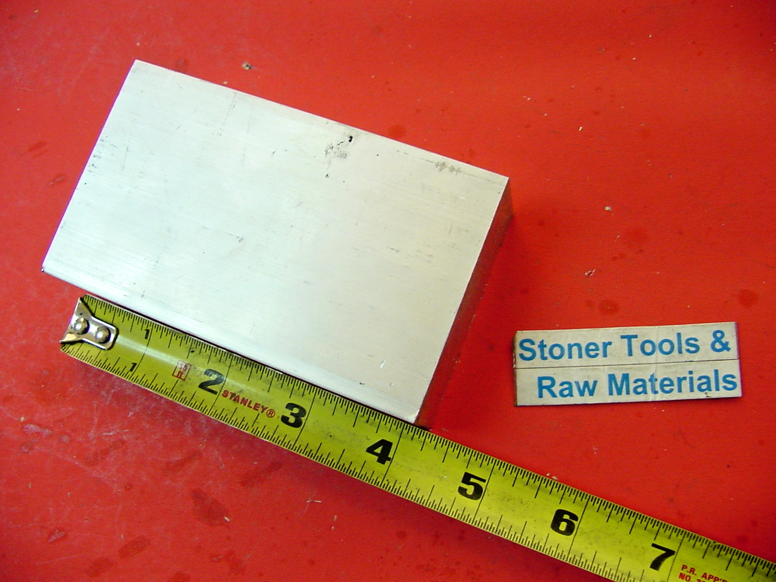 1-1/4″ X 2-1/2″ ALUMINUM 6061 FLAT BAR 4-1/4″ long T6511 SOLID PLATE Mill Stock