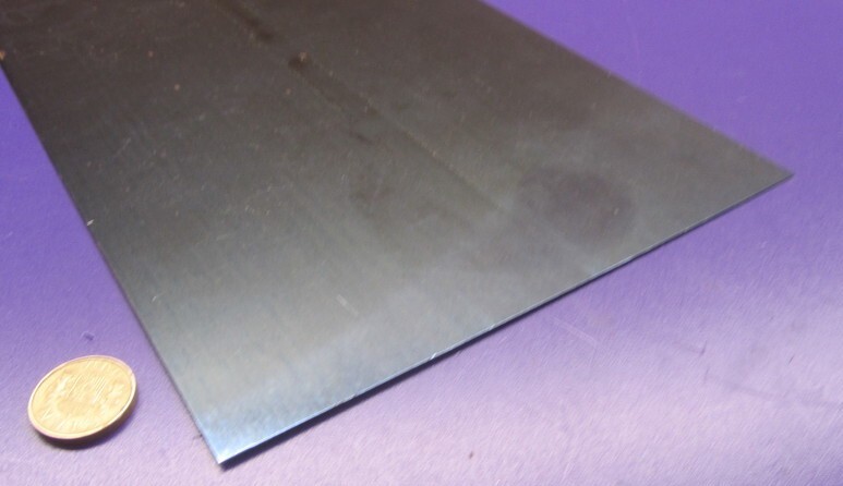 1095 Hard Blue Tempered Spring Steel Shim .030″ Thick x 8.00″ Wide x 24″ Long