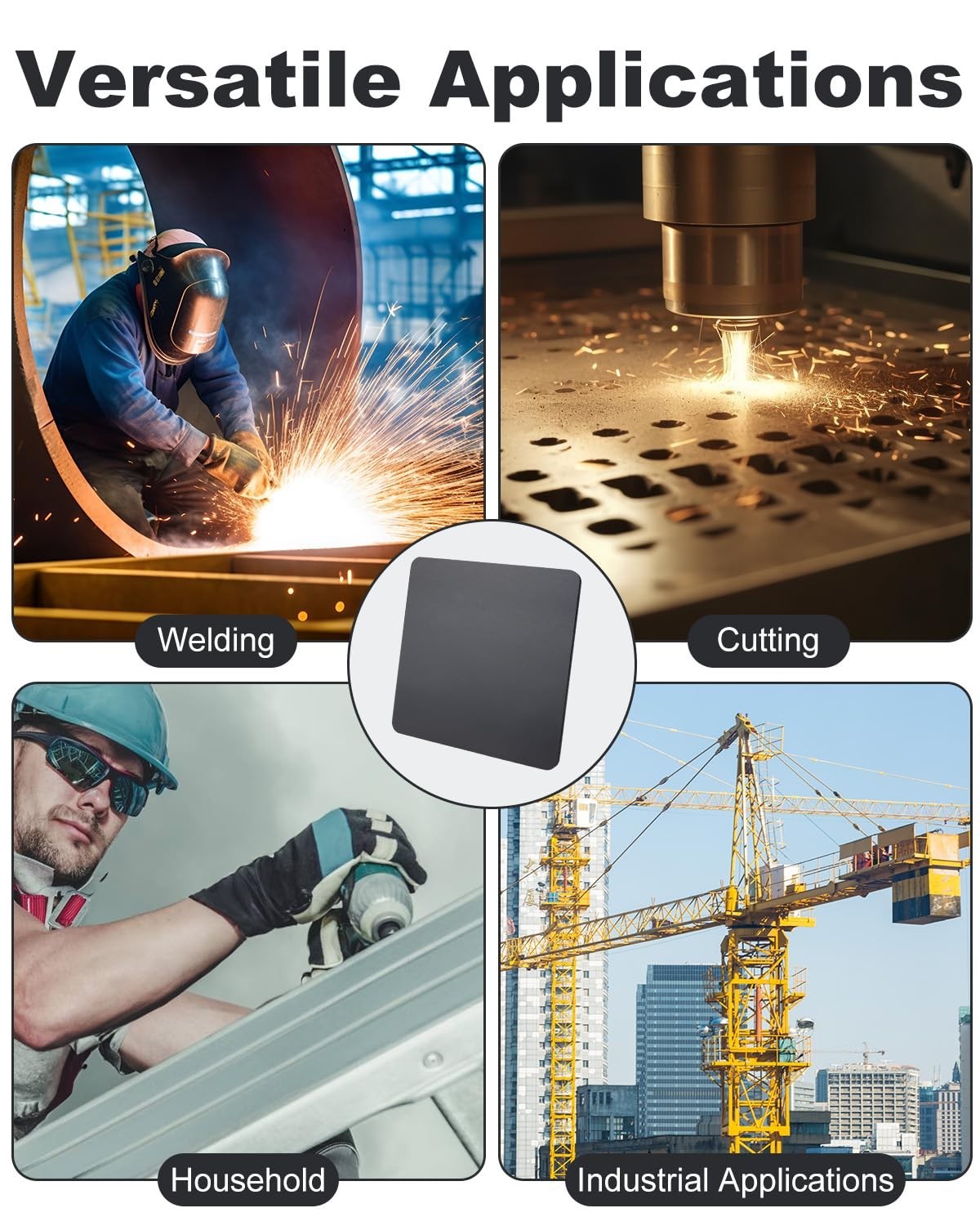 High Strength 2 Pcs 10×10 Steel Plates – 1/4″ Thick A36 Weldable Fabrication