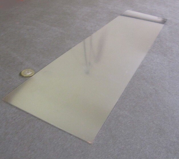 18-8 Stainless Steel Sheet, Full Hard, .001″ x 6.0″ x 25″