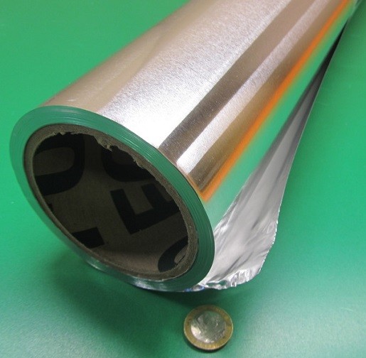 1100 Aluminum Foil (O) .005″ Thick x 24″ Wide x 50 Feet Long Roll