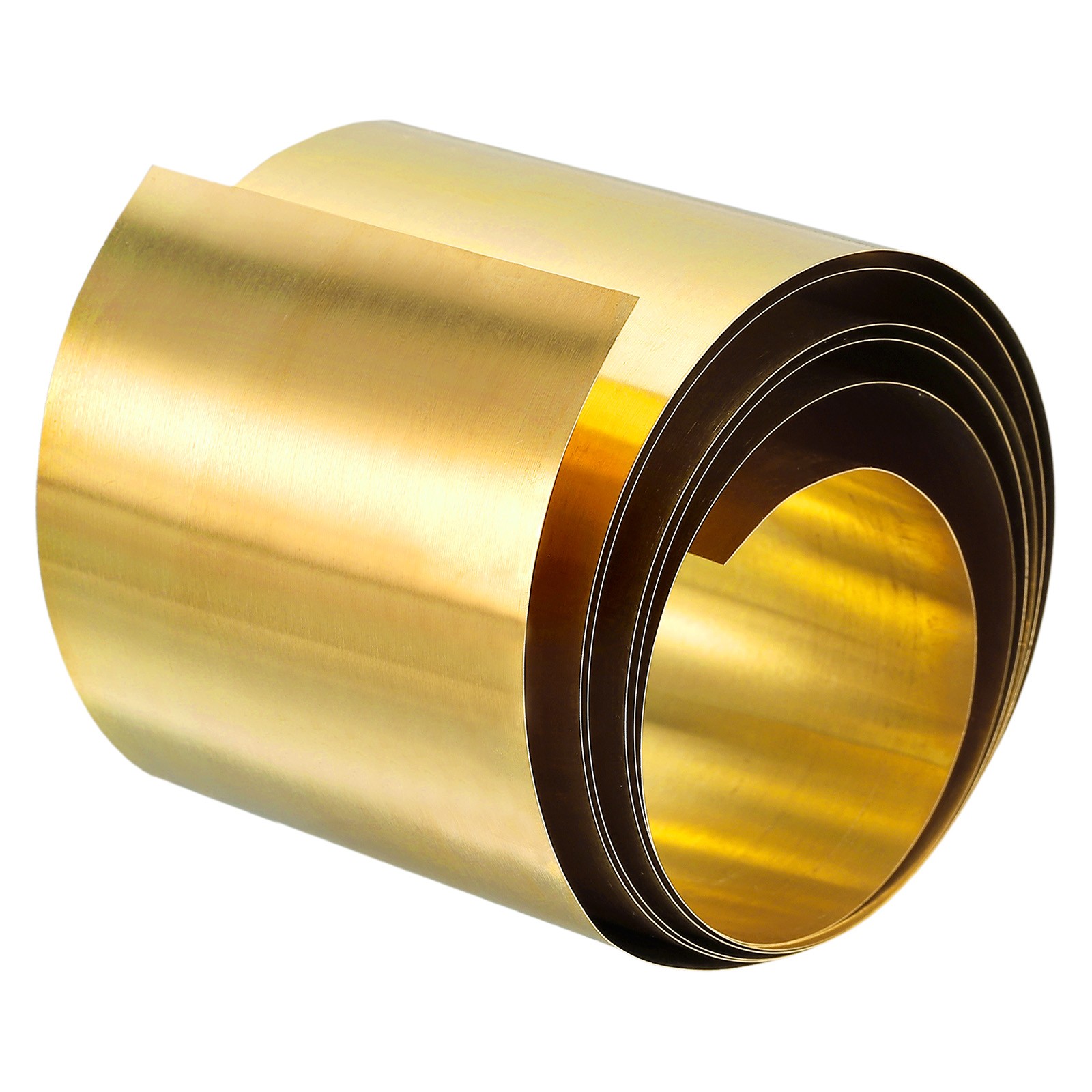 Brass Sheet Roll, Metal Foil Plate 1000mm x 60mm x 0.2mm