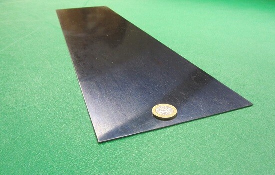 Blue Tempered Spring Steel Shim 0.042″ Thick x 6.00″ Width x 24″ Length