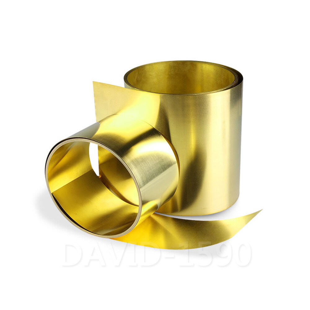 1pcs CuZn40 C28000 Brass Metal Sheet Foil Plate Strip Thickness 0.01mm-1mm