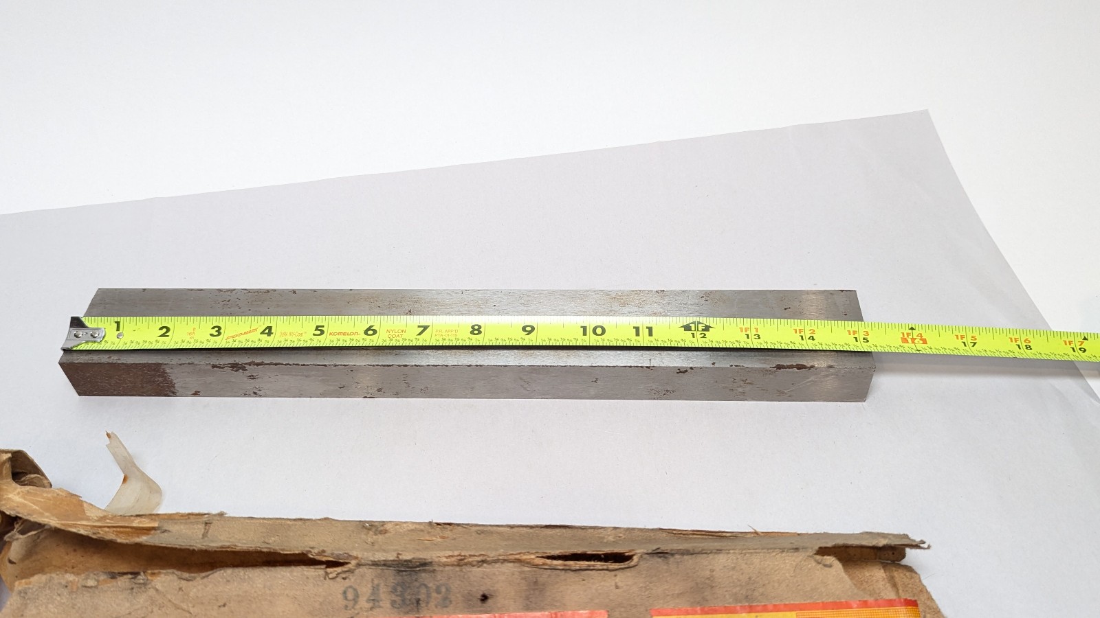 Starrett No 496 O1 Oil Hardening Precision Ground Flat Stock 1 x 2 x 15