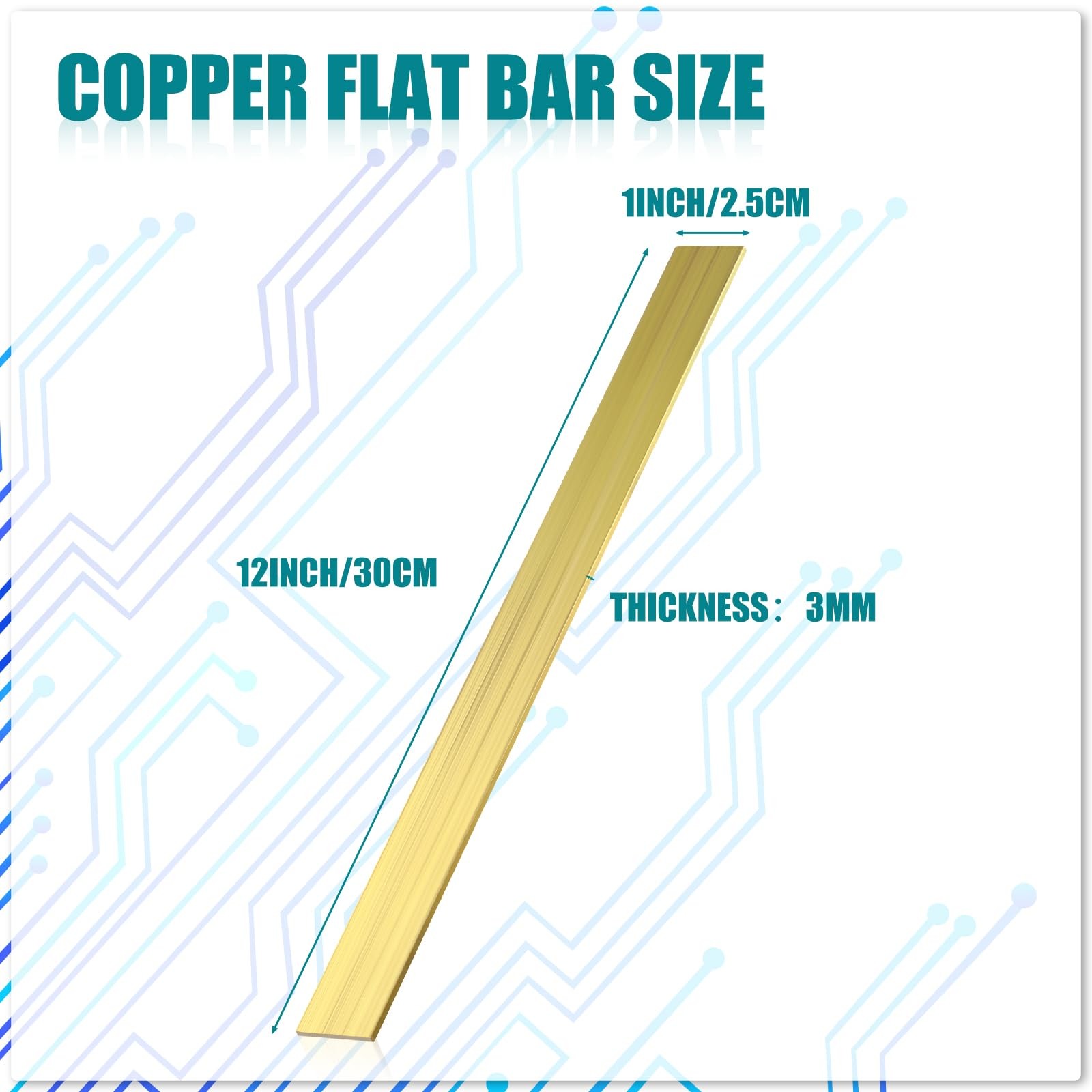 4 Pcs C360 Brass Flat Bar Stock 1/8″ x 1″ x 12″ Rectangle Square Metal Solid …