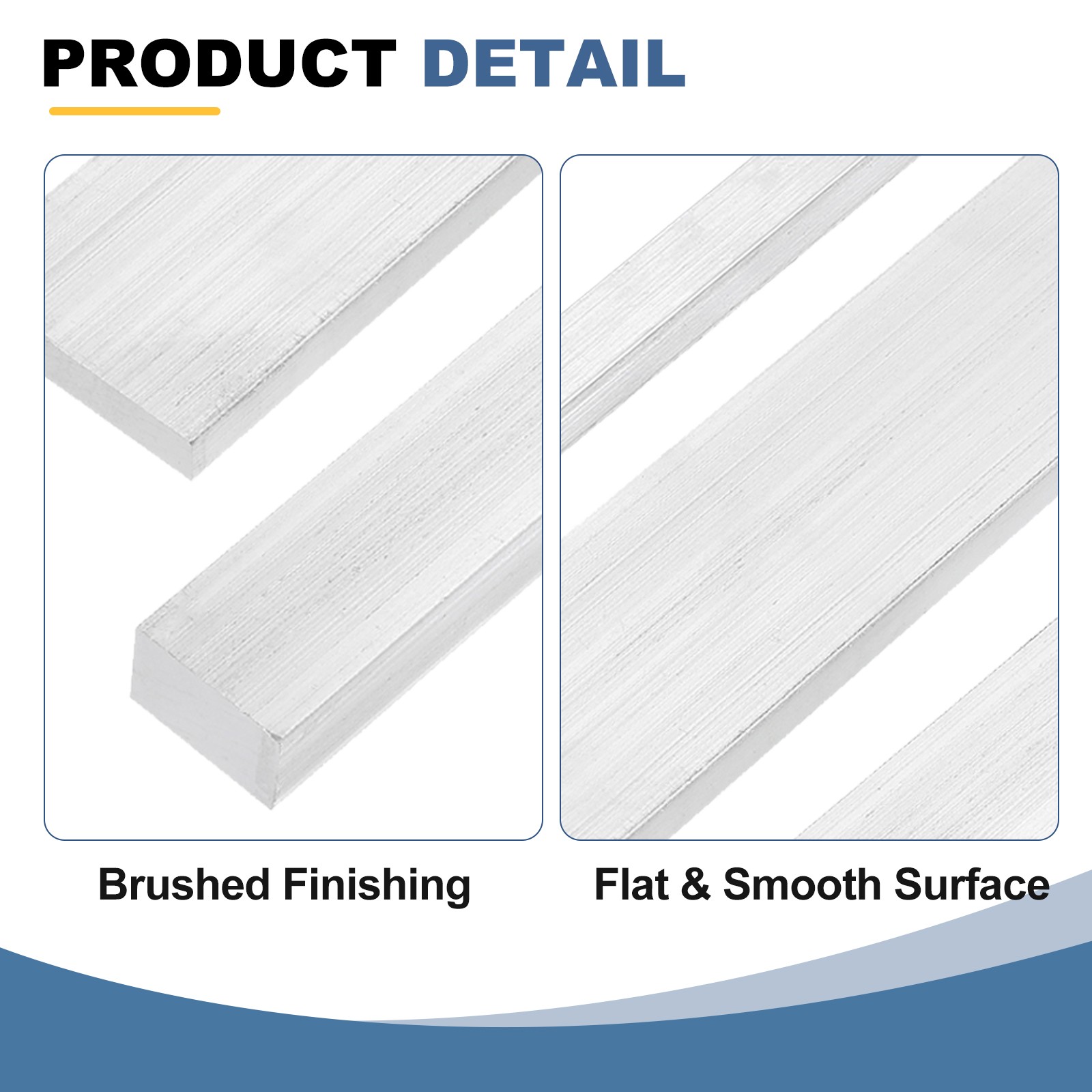 Square Aluminum Flat Bar 8x100x203mm 6061 Aluminum Solid New Mill Stock