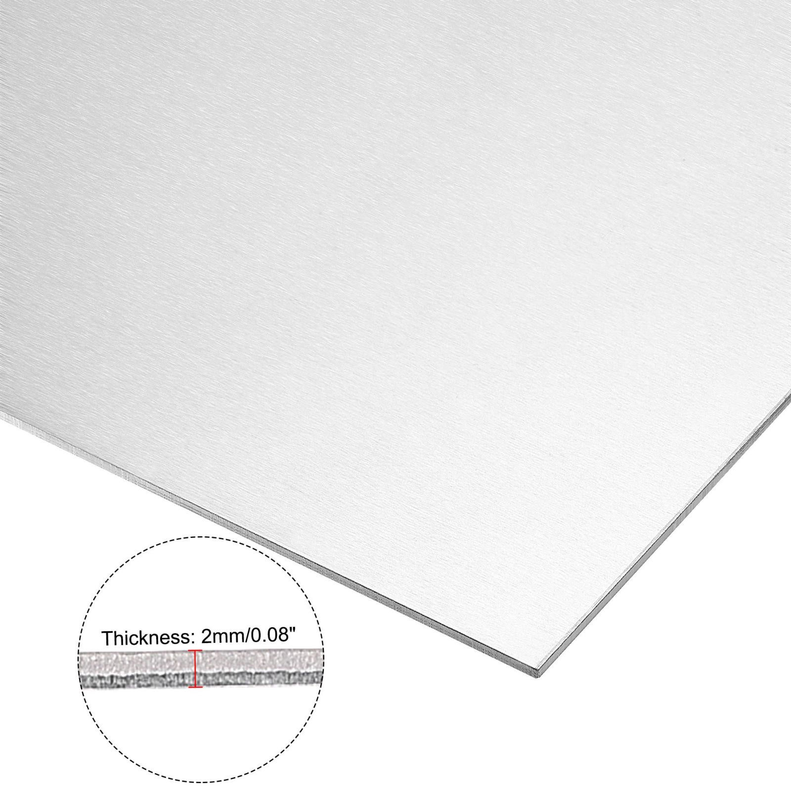 Aluminum Sheet, 300mm x 150mm x 2mm Thickness 1060 Aluminum Plate