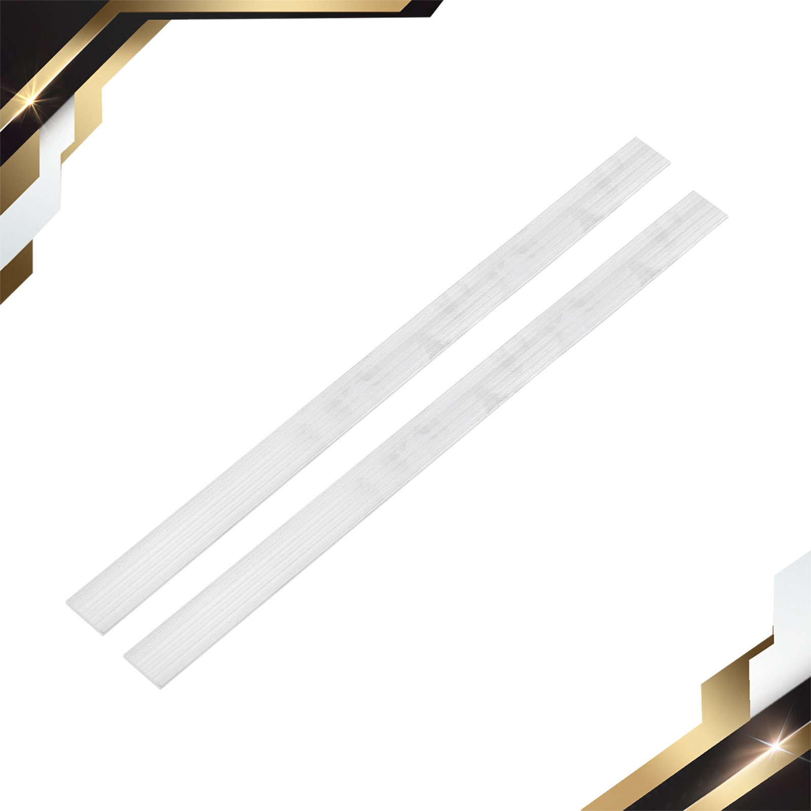 2 Set Square Aluminum Flat Bar 1/8″ Thickness 1″ Width 16″ Length